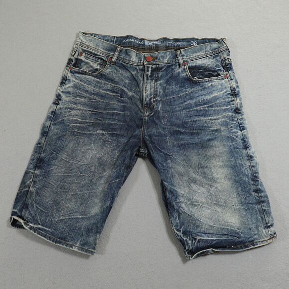 Jordan Craig Legacy Edition Jean Shorts Mens 38 Artisan Series‎ Acid Wash - Picture 1 of 11